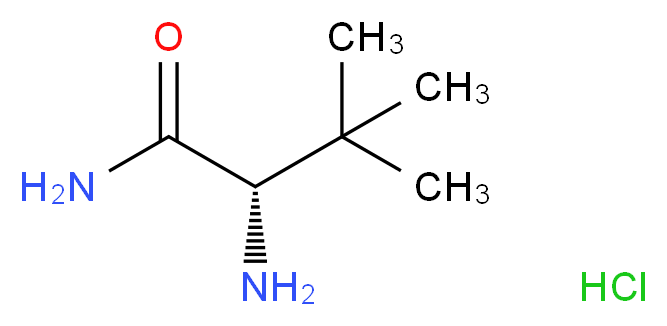 (2S)-2-amino-3,3-dimethylbutanamide hydrochloride_Molecular_structure_CAS_)