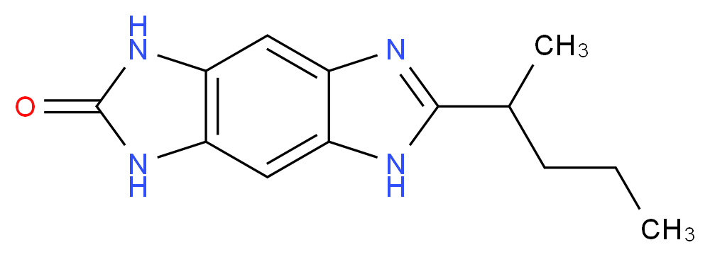 6-(1-methylbutyl)-3,5-dihydroimidazo[4,5-f]benzimidazol-2(1H)-one_Molecular_structure_CAS_)