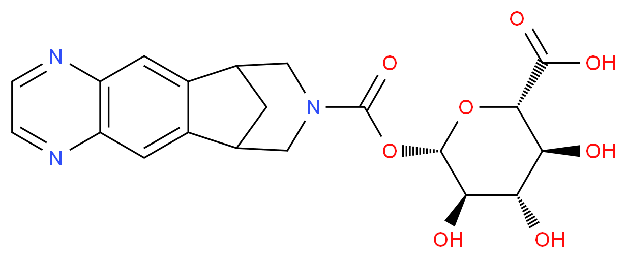 Varenicline Carbamoyl β-D-Glucuronide_Molecular_structure_CAS_535920-98-0)