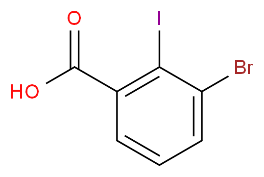 3-bromo-2-iodobenzoic acid_Molecular_structure_CAS_)