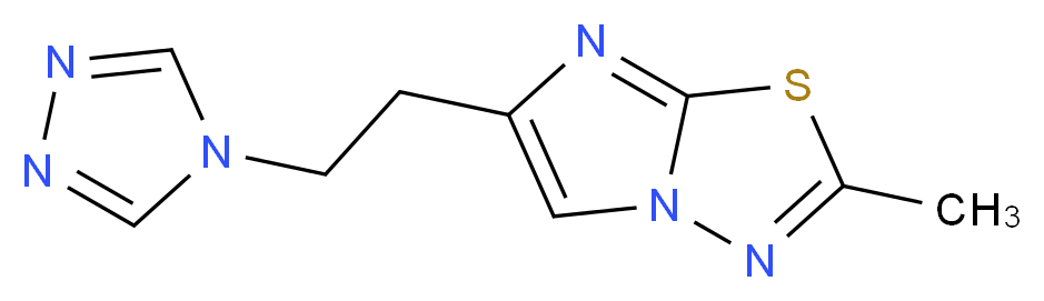 2-methyl-6-[2-(4H-1,2,4-triazol-4-yl)ethyl]imidazo[2,1-b][1,3,4]thiadiazole_Molecular_structure_CAS_)