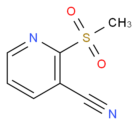 2-(Methylsulfonyl)nicotinonitrile_Molecular_structure_CAS_66154-66-3)