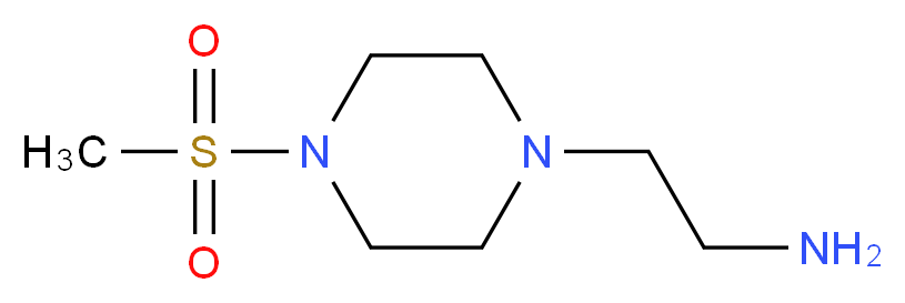 {2-[4-(Methylsulfonyl)piperazin-1-yl]ethyl}amine_Molecular_structure_CAS_1018305-83-3)