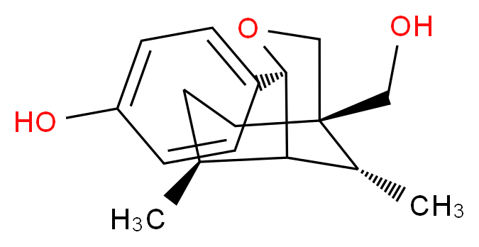 4-[(1S,2S,5S,9R)-5-(HYDROXYMETHYL)-8,9-DIMETHYL-3-OXABICYCLO[3.3.1]NON-7-EN-2-YL]PHENOL_Molecular_structure_CAS_)