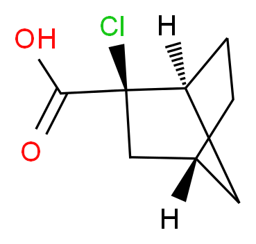 2-Chlorobicyclo[2.2.1]heptane-2-carboxylic acid_Molecular_structure_CAS_)