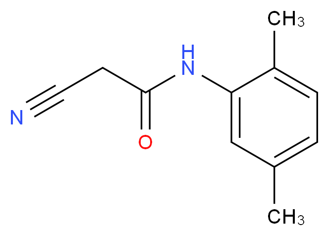 2-Cyano-N-(2,5-dimethylphenyl)acetamide_Molecular_structure_CAS_87165-31-9)