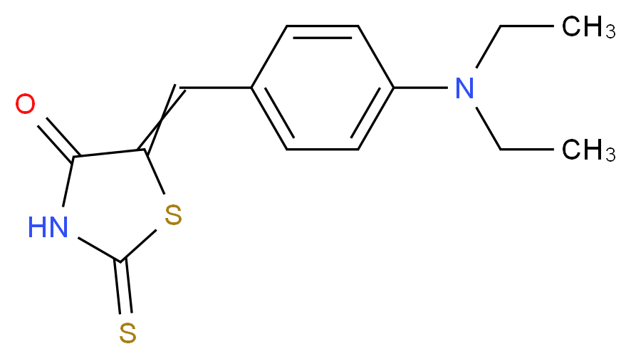 5-[4-(Diethylamino)benzylidene]rhodanine_Molecular_structure_CAS_35778-58-6)