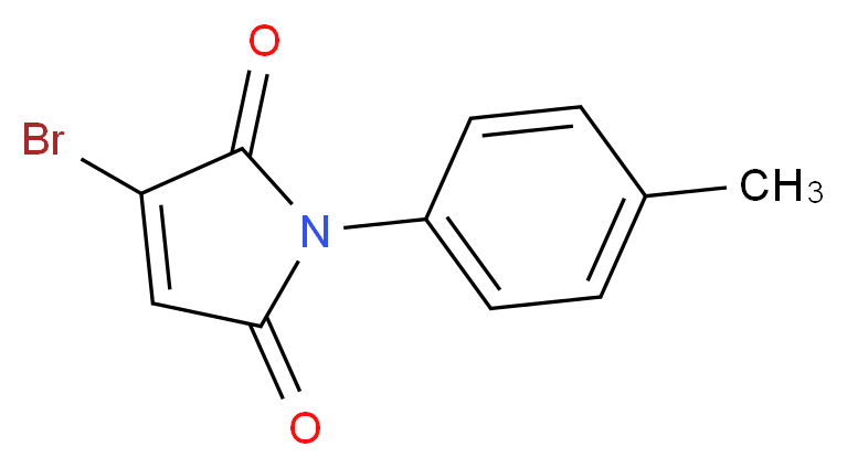 3-Bromo-1-(4-methylphenyl)-1H-pyrrole-2,5-dione_Molecular_structure_CAS_)
