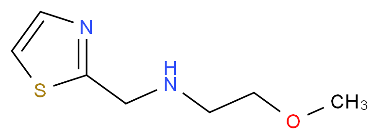 (2-methoxyethyl)(1,3-thiazol-2-ylmethyl)amine_Molecular_structure_CAS_886504-94-5)