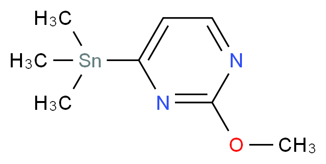 2-METHOXY-4-(TRIMETHYLSTANNYL)PYRIMIDINE_Molecular_structure_CAS_)