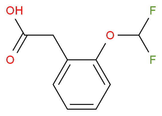 2-[2-(difluoromethoxy)phenyl]acetic acid_Molecular_structure_CAS_)