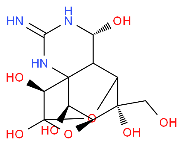 Tetrodotoxin with Citrate Buffer_Molecular_structure_CAS_4368-28-9)