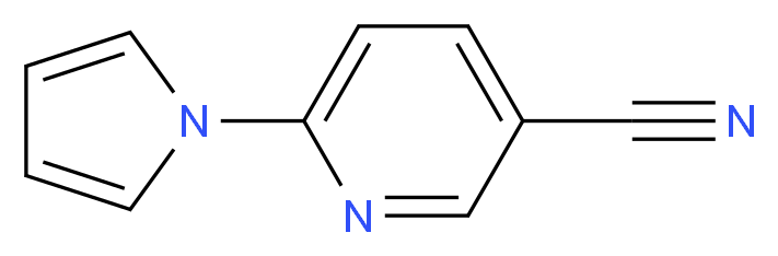 6-(1H-Pyrrol-1-yl)nicotinonitrile_Molecular_structure_CAS_)