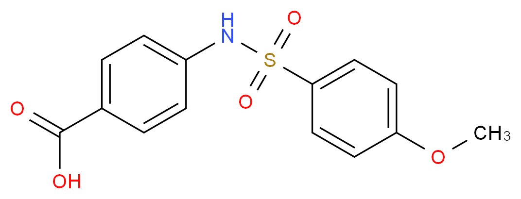 4-(4-Methoxy-benzenesulfonylamino)-benzoic acid_Molecular_structure_CAS_63421-69-2)