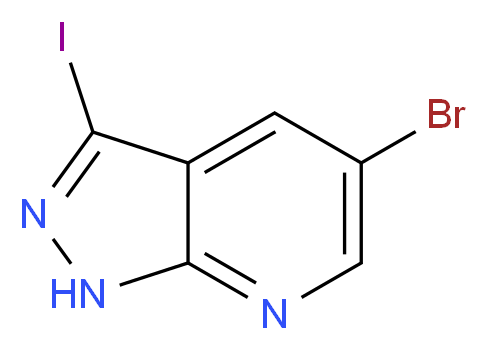 5-Bromo-3-iodo-1H-pyrazolo[3,4-b]pyridine_Molecular_structure_CAS_875781-18-3)