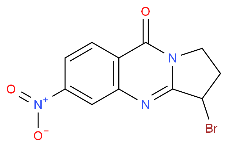 3-bromo-6-nitro-1H,2H,3H,9H-pyrrolo[2,1-b]quinazolin-9-one_Molecular_structure_CAS_)