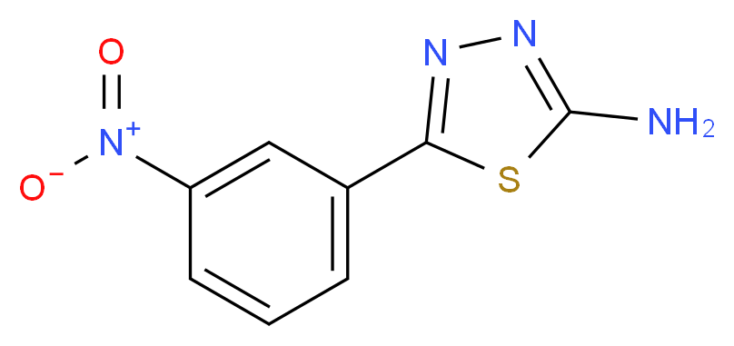 2-Amino-5-(3-nitrophenyl)-1,3,4-thiadiazole_Molecular_structure_CAS_833-47-6)