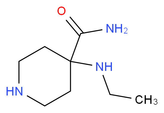 4-(Ethylamino)piperidine-4-carboxamide_Molecular_structure_CAS_84100-54-9)