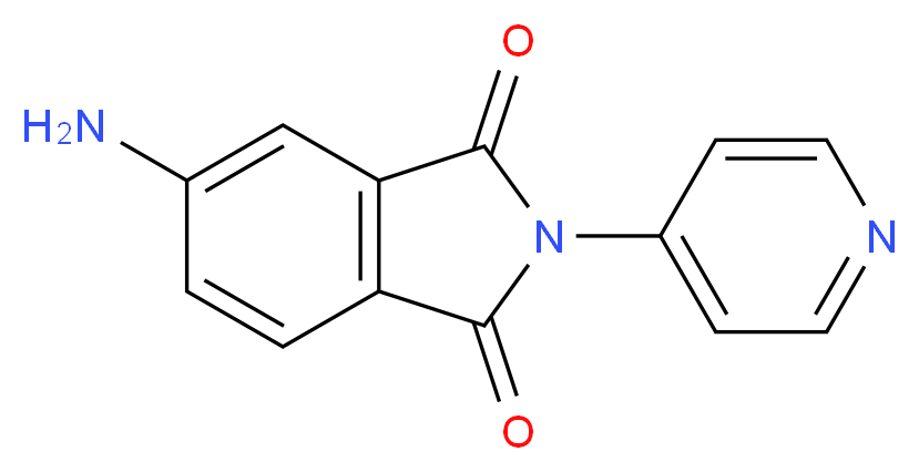 5-amino-2-pyridin-4-yl-1H-isoindole-1,3(2H)-dione_Molecular_structure_CAS_)