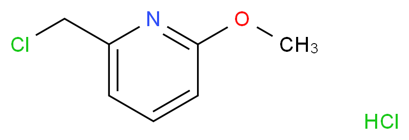 2-(chloromethyl)-6-methoxypyridine hydrochloride_Molecular_structure_CAS_)