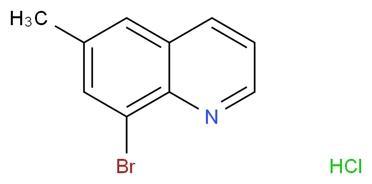 8-Bromo-6-methylquinoline hydrochloride_Molecular_structure_CAS_1255574-68-5)