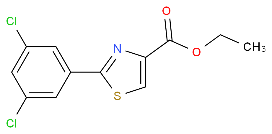 Ethyl 2-(3,5-dichlorophenyl)thiazole-4-carboxylate_Molecular_structure_CAS_132089-38-4)