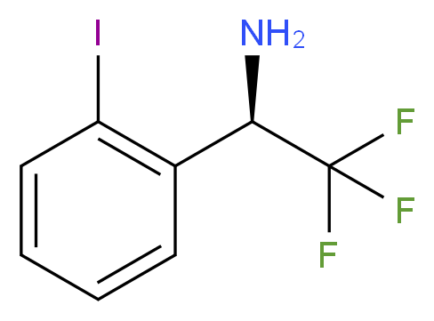 (1R)-2,2,2-TRIFLUORO-1-(2-IODOPHENYL)ETHYLAMINE_Molecular_structure_CAS_)