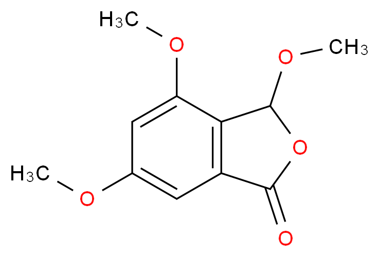 3,4,6-Trimethoxy-1(3H)-isobenzofuranone_Molecular_structure_CAS_189454-29-3)