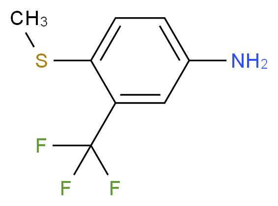 4-(Methylthio)-3-(trifluoroMethyl)aniline_Molecular_structure_CAS_63094-56-4)