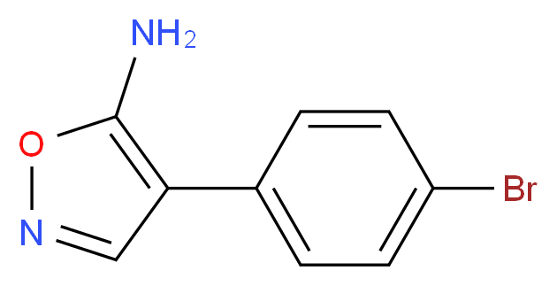5-Amino-4-(4-bromophenyl)isoxazole_Molecular_structure_CAS_925007-32-5)