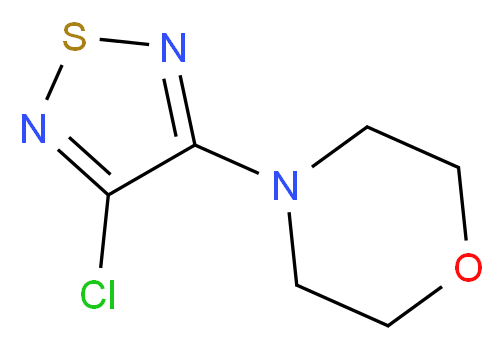 3-Chloro-4-morpholin-4-yl-1,2,5-thiadiazole_Molecular_structure_CAS_30165-96-9)