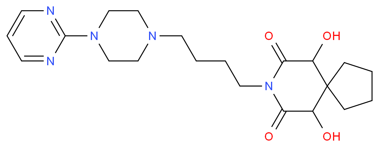 6,10-Dihydroxy Buspirone_Molecular_structure_CAS_658701-59-8)