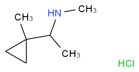 methyl[1-(1-methylcyclopropyl)ethyl]amine hydrochloride_Molecular_structure_CAS_)