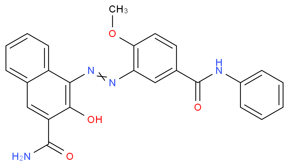 4-((5-(anilino)carbonyl-2-methoxyphenyl)azo)-3-hydroxyNaphthalene-2-carboxamide_Molecular_structure_CAS_56396-10-2)