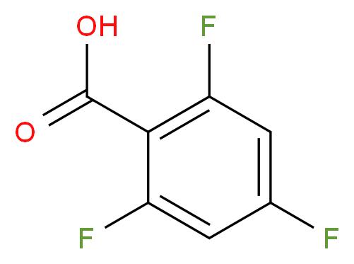 2,4,6-Trifluorobenzoic acid 98%_Molecular_structure_CAS_28314-80-9)