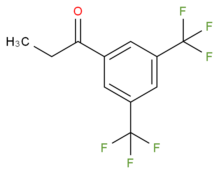 3',5'-Bis(trifluoromethyl)propiophenone 98%_Molecular_structure_CAS_85068-34-4)