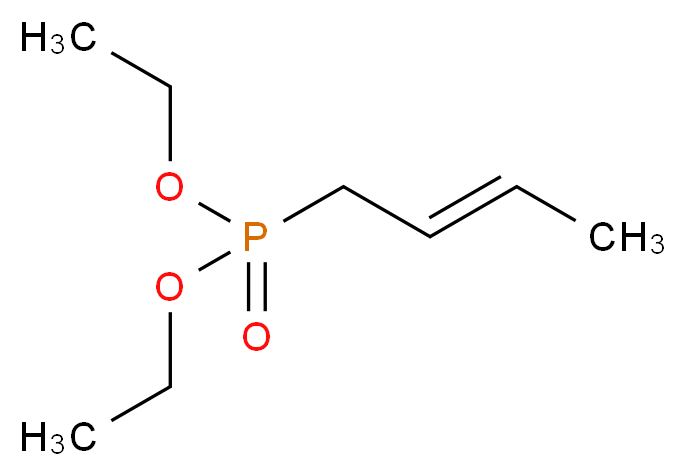 Diethyl 2-butenylphosphonate, predominantly trans_Molecular_structure_CAS_682-34-8)
