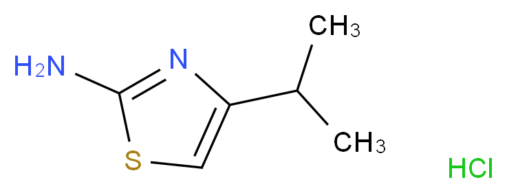 4-(propan-2-yl)-1,3-thiazol-2-amine hydrochloride_Molecular_structure_CAS_)