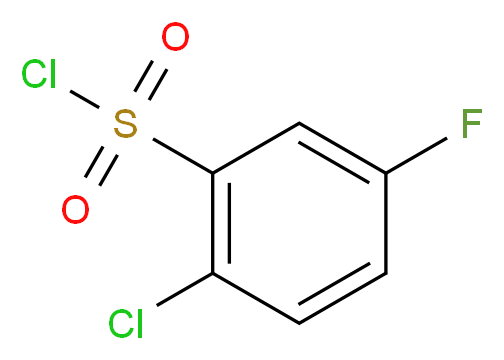 2-chloro-5-fluorobenzene-1-sulfonyl chloride_Molecular_structure_CAS_)