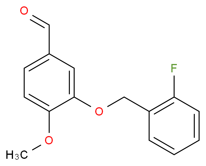 3-(2-Fluoro-benzyloxy)-4-methoxy-benzaldehyde_Molecular_structure_CAS_)