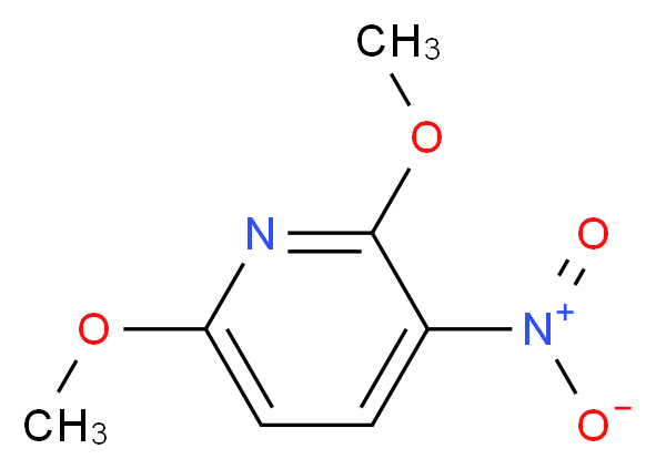 2,6-Dimethoxy-3-nitropyridine 95+%_Molecular_structure_CAS_)
