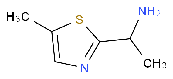 1-(5-methyl-1,3-thiazol-2-yl)ethan-1-amine_Molecular_structure_CAS_)
