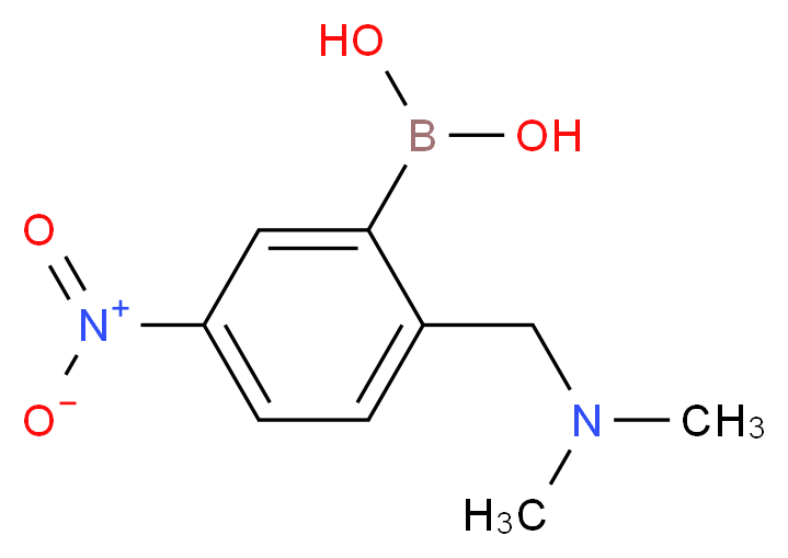 (2-((Dimethylamino)methyl)-5-nitrophenyl)boronic acid_Molecular_structure_CAS_1217500-82-7)