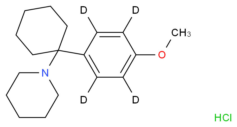 4-Methoxy Phencyclidine-d4 Hydrochloride_Molecular_structure_CAS_)