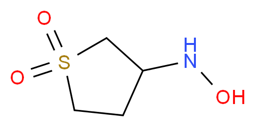 3-(hydroxyamino)tetrahydrothiophene 1,1-dioxide_Molecular_structure_CAS_399044-17-8)