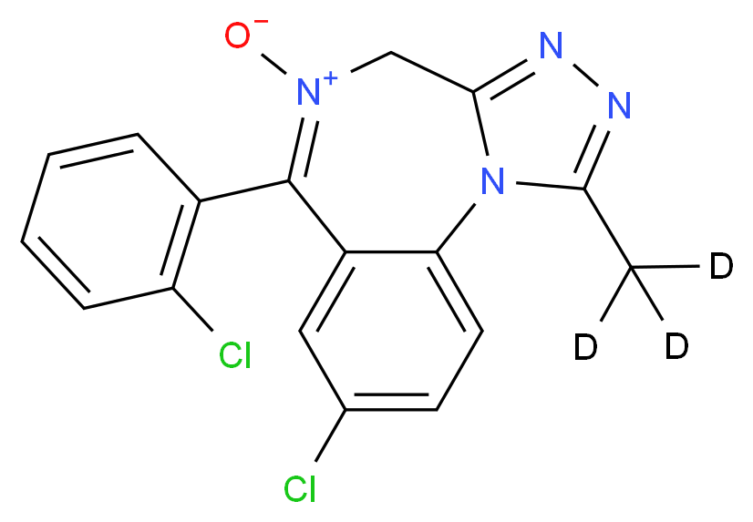 Triazolam-d3 N-Oxide_Molecular_structure_CAS_)