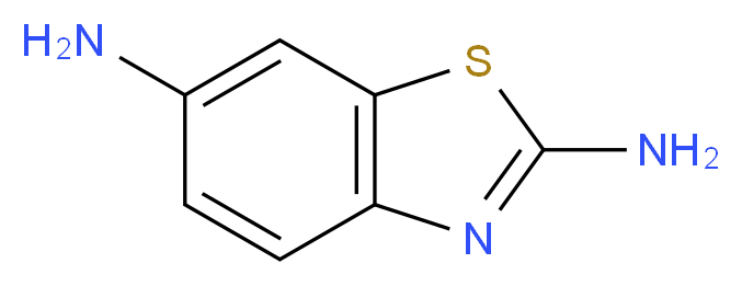 1,3-benzothiazole-2,6-diamine_Molecular_structure_CAS_5407-51-2)