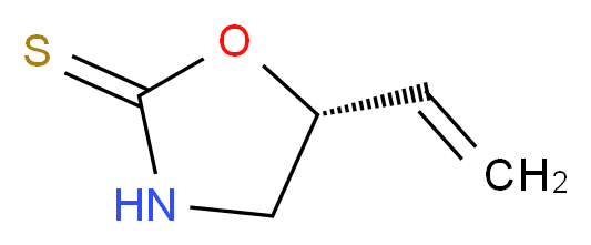  (r)-5-ethenyl-2-oxazolidinethione_Molecular_structure_CAS_1072-93-1)