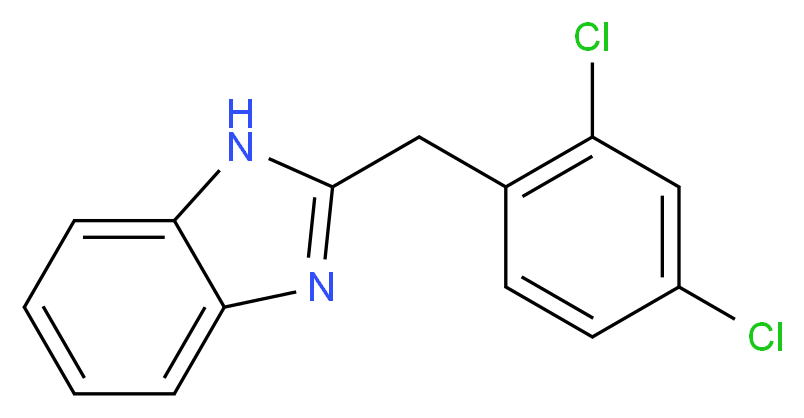 2-(2,4-dichlorobenzyl)-1h-benzimidazole_Molecular_structure_CAS_154660-96-5)