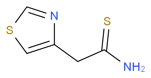 2-(1,3-thiazol-4-yl)ethanethioamide_Molecular_structure_CAS_)